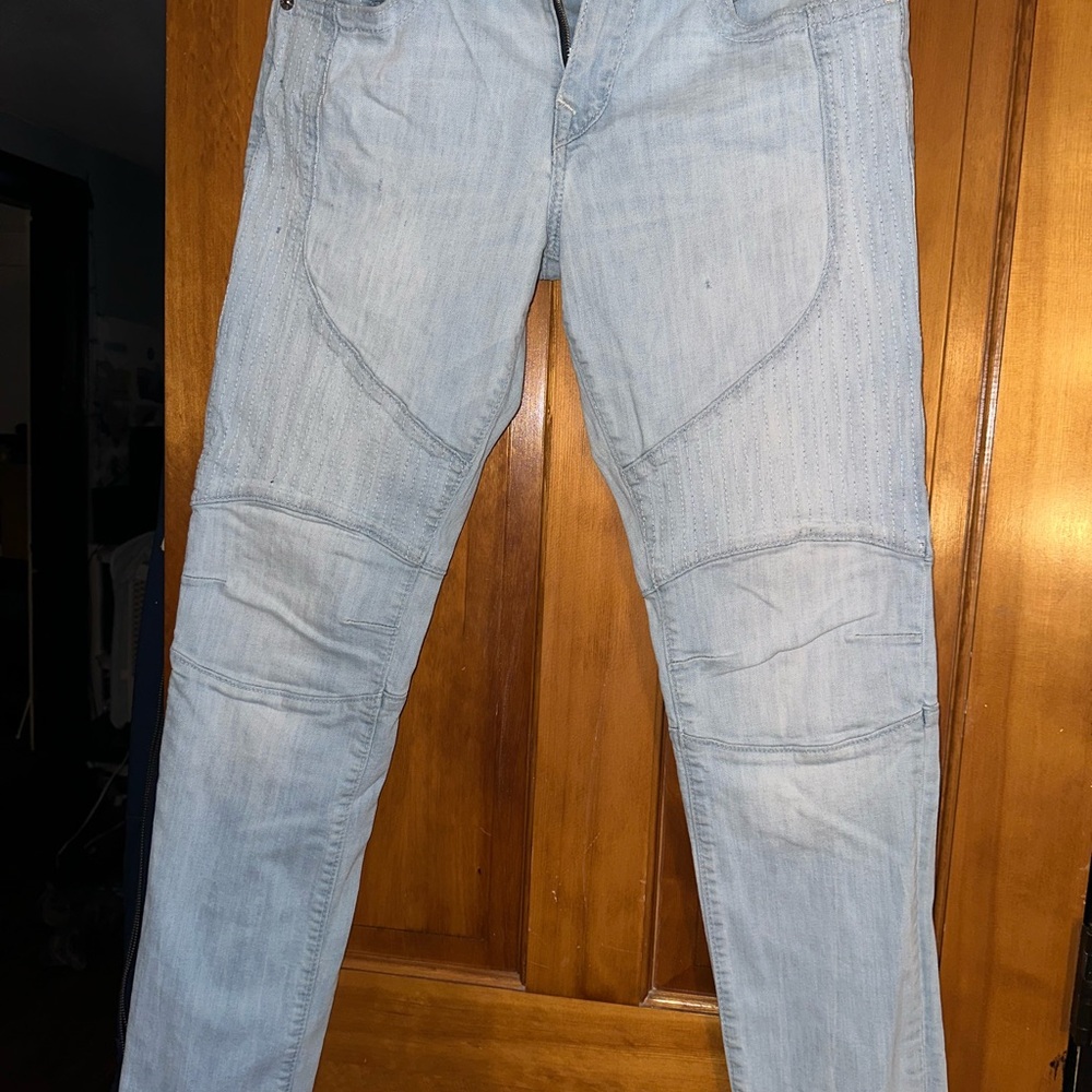 True Religion Light Wash Skinny Jeans